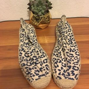 Sam edelman Leopard Espadrille size 8.5
